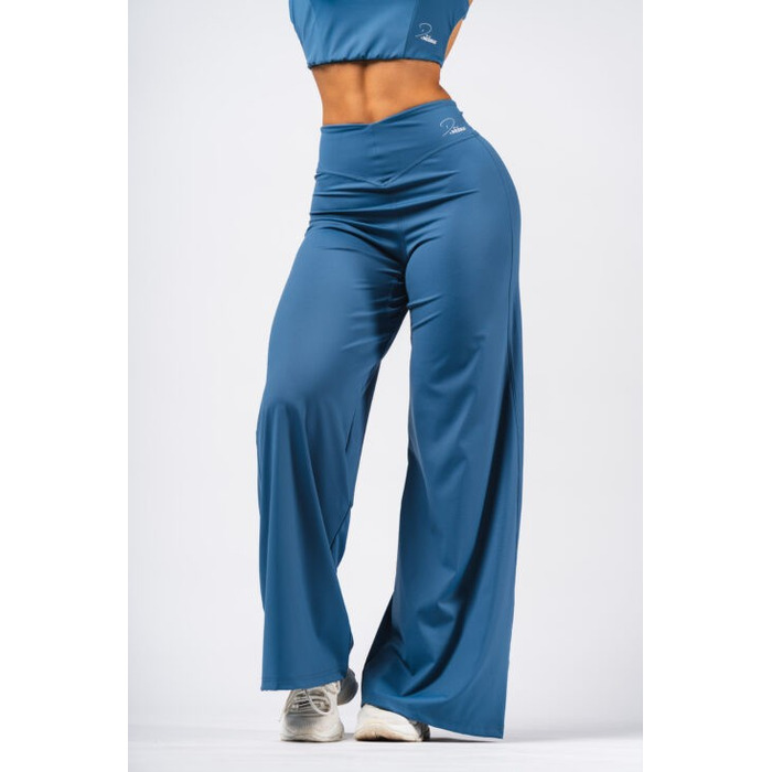 Штани Deni x NEBBIA High-waist Flared Pants Blue 312