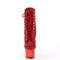 Ботильоны Pleaser Adore-1020CHRS *Каблук 7 дюймов, 2 3/4 дюйма, декорированная подошва PF RS, молния сбоку, красные/красные хромированные