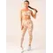 Топ Ryderwear Unstoppable One Shoulder Sports Bra - Vanilla Zebra