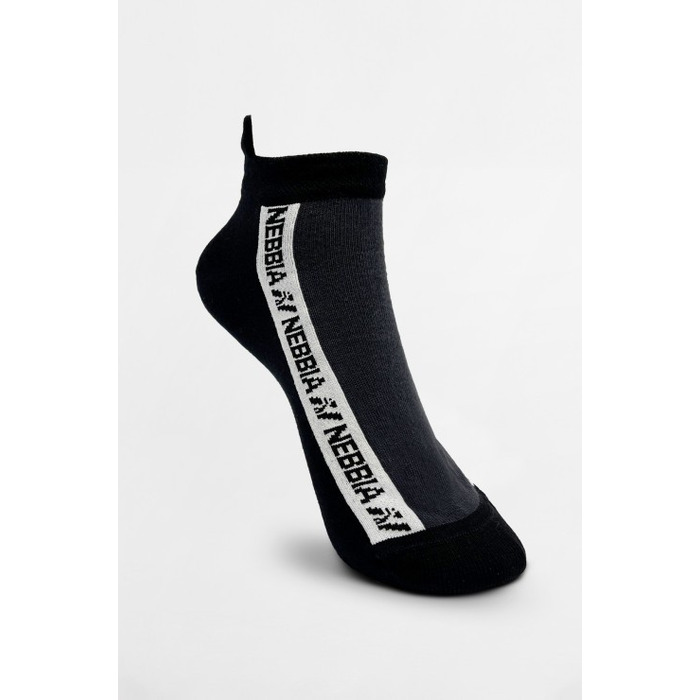 Шкарпетки NEBBIA 'STEP FORWARD' Ankle Socks Black 110