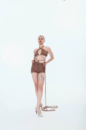 TRUE shorts Mocha nude biflex_ мокко бежевий