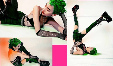 Рукавички в сітку із стразами One SIze Fishnet Arm Warmers Gloves від Leg Avenue Rhinestone, чорні