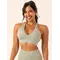 Топ Ryderwear Lift Rib Seamless Halter Sports Bra - Sage