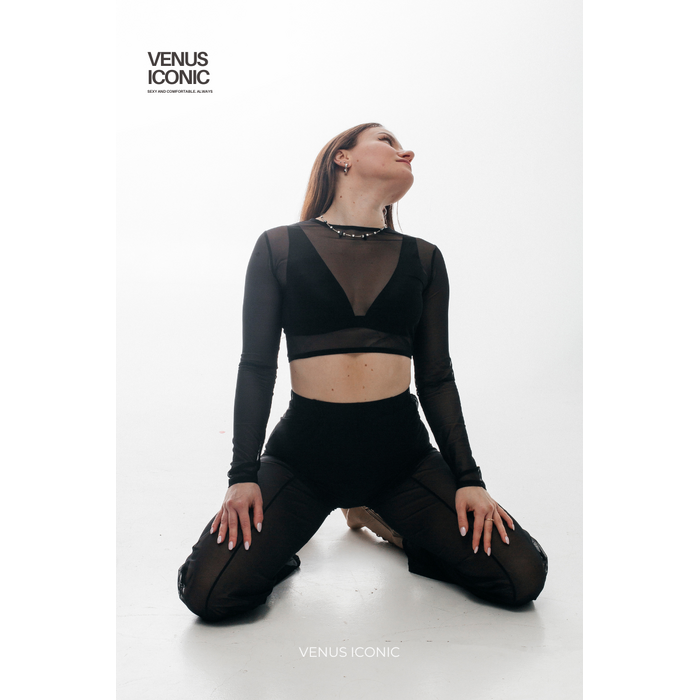Кроп-топ Venus Iconic з сітки для танців та повсякденного образу