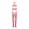 Комбінезон Obsessive Bodystocking G313 czerwony S/M/L