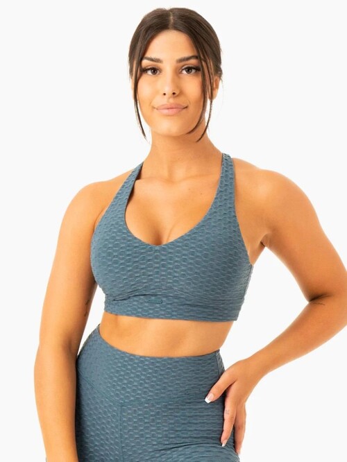 Топ Optic V-Neck Sports Bra - Teal