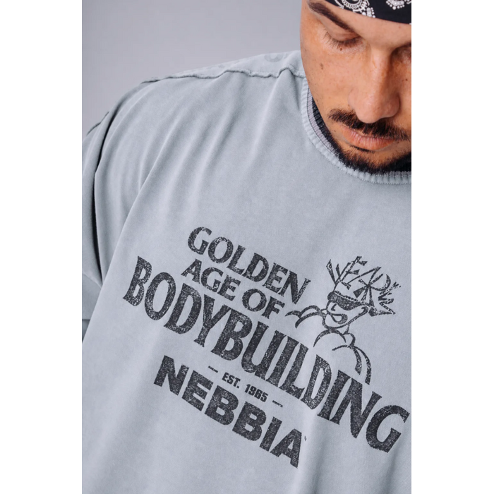 Лонгслів чоловічий NEBBIA x Olympia Long Sleeve T-Shirt Light Grey 952