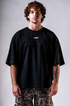 Футболка Nebbia Oversized Tee POWER Black 898
