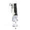 Босоножки Pleaser Adore-724RS. Каблук 7 дюймов, манжета на щиколотке 2 3/4 дюйма, PF-застёжка, молния сзади, чёрно-прозрачные.