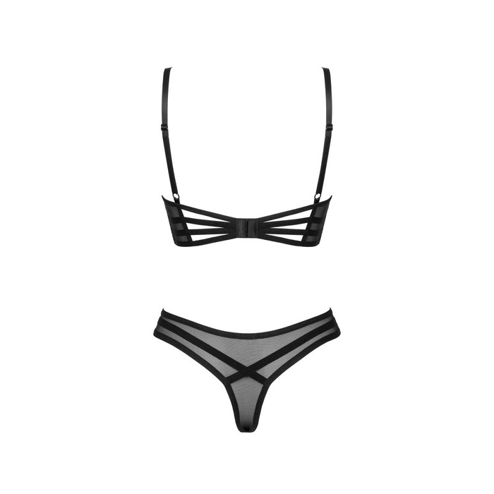 Комплект Obsessive Roxelia, чорний, XS/S