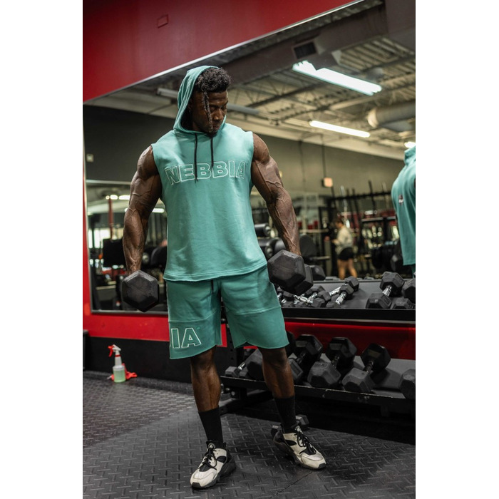 Шорти Nebbia Gym Sweatshorts STAGE-READY Green 713