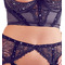 Комплект білизни із трьох предметів із мережива та оксамиту Shelf Bra Set 85B/L