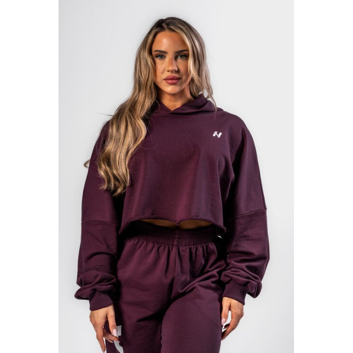 Худі Nebbia Oversized Hoodie OWN YOUR POWER Dark Red 433
