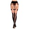 Колготи з відкритим доступом Ballerina's Secret BS104 (20/50 den) з візерунком, чорні, L/XL