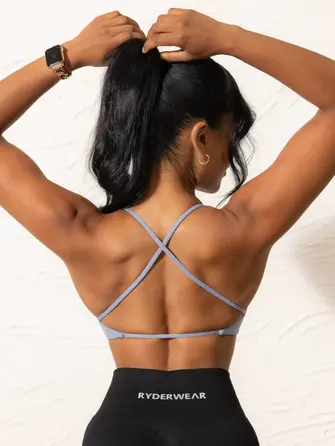 Топ Ryderwear NKD Twist Sports Bra - Denim Blue