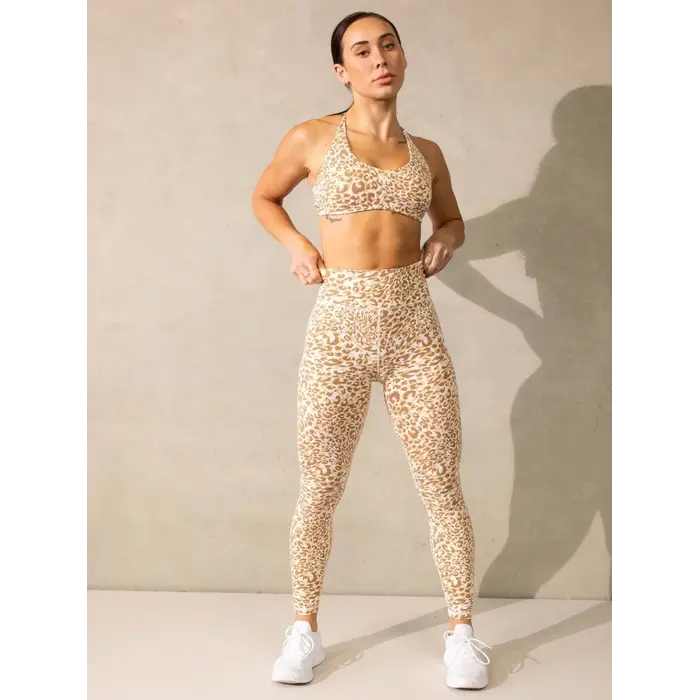 Леггинсы Ryderwear Empower High Waisted Leggings - Vanilla Leopard
