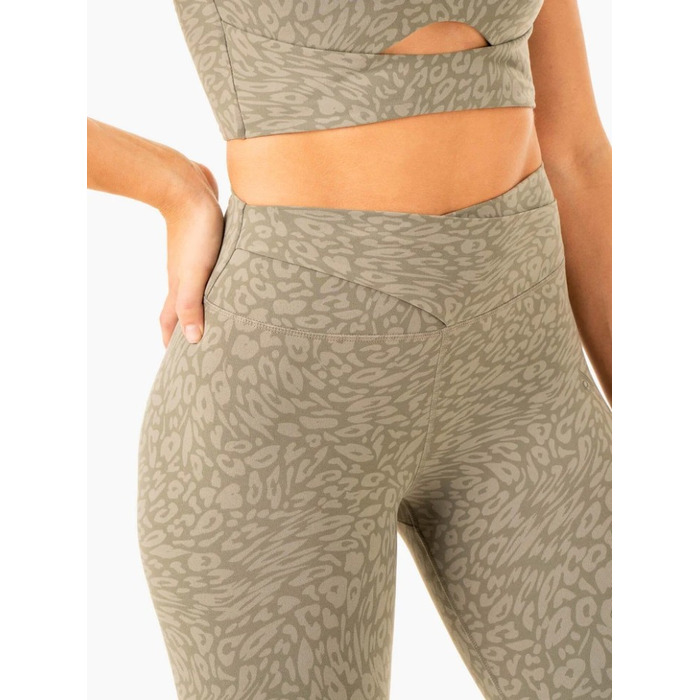 Легінси Rotation High Waisted Scrunch Leggings - Khaki Leopard