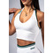 Топ Nebbia Halter Top CLUB D’OR White 640