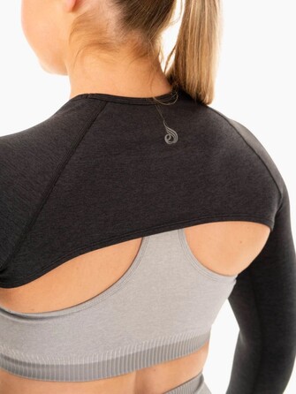 Укроп топ Excel Seamless Super Crop - Black Marl