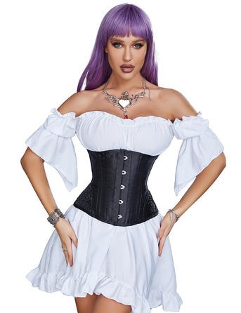 Корсет Star Night Corset с крючками и шнуровкой, черный, S (без коробки)