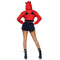 Коротка толстовка Диявол Leg Avenue Devil cropped hoodie S/M