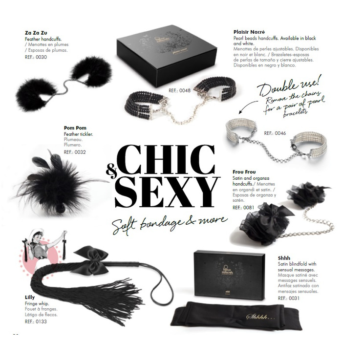 Браслеты-наручники Bijoux Indiscrets серебряные, OS