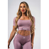 Топ Nebbia Shaping Crop Top FLOW SEAMLESS Pink 499 Топ Nebbia Shaping Crop Top FLOW SEAMLESS Pink 499