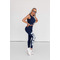 Леггинсы Nebbia High waisted gym leggings GLUTE CHECK Dark Blue 613 Blue Dark