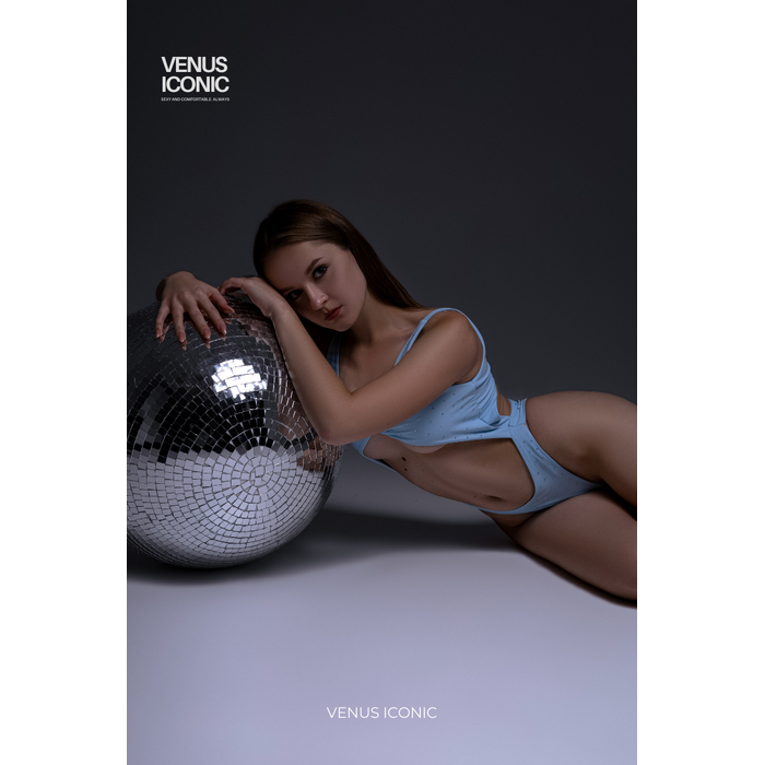Боді Venus Iconic DUNE зі стразами, еластичне для танців та фотосесій
