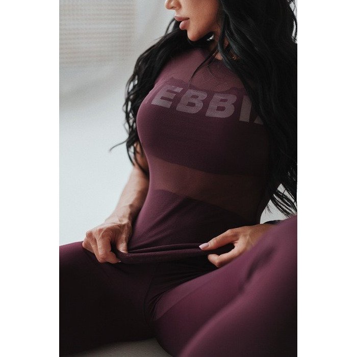 Футболка Flash-Mesh T-Shirt 665 Bordo