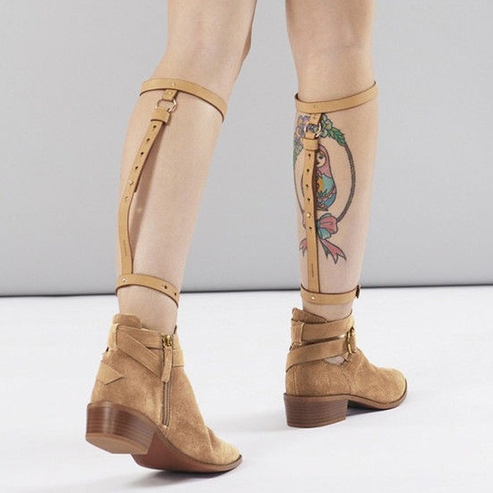 Гартери, що підкреслюють ікри Bijoux Indiscrets MAZE коричневі