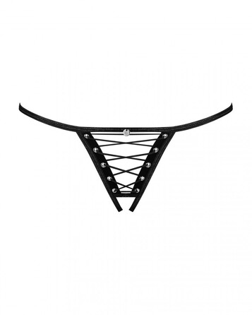 Трусики Obsessive Remediosa S/M Black