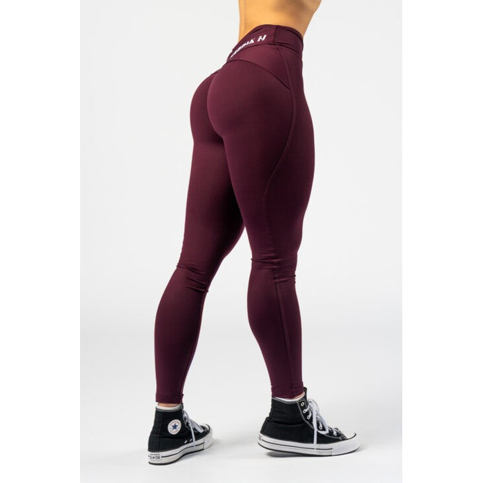 Легінси Nebbia V-shaping Belt Leggings STRONG BEAUTY Dark Red 425