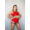 Dance Garters – Топ Із Відкритою Спинкою Та Перехресними Бретелями Для Динамічних Рухів Та Сценічних Виступів - бежевий