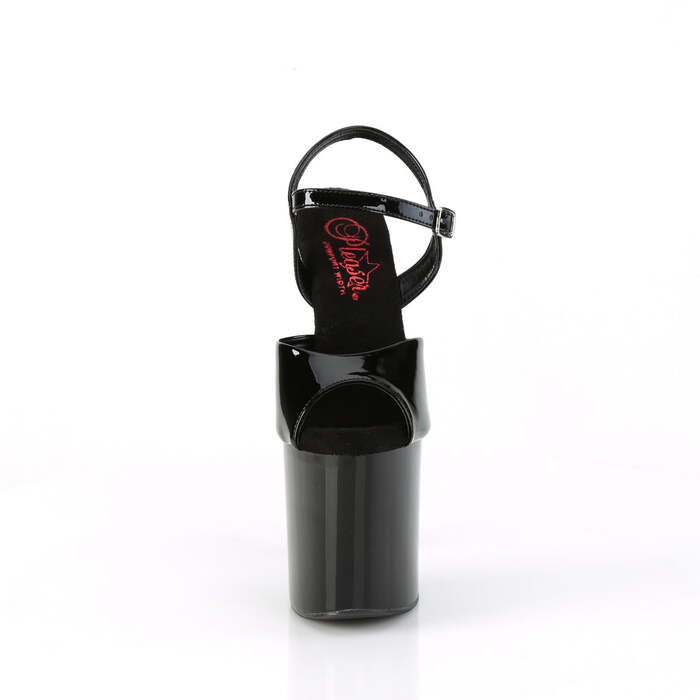 Босоножки Naughty-809, каблук 8 дюймов, ремешок на щиколотке 4 дюйма, черные