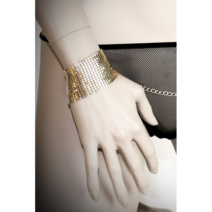 Браслеты-наручники Bijoux Indiscrets золотые, OS