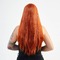 Перука з чубчиком довгий прямий Fetish Hair рудий, 60 см