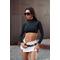 Топ Fitzona Top Fitness One Sleeve Mesh Black BL5410
