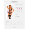 Мереживний комплект із 3 предметів Obsessive Donna Dream 3-pcs set M/L