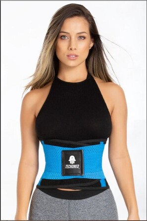 Пояс Tecnomed Fitness Belt Body Shaper 615762 Blue