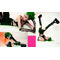 Рукавички в сітку із стразами One SIze Fishnet Arm Warmers Gloves від Leg Avenue Rhinestone, чорні