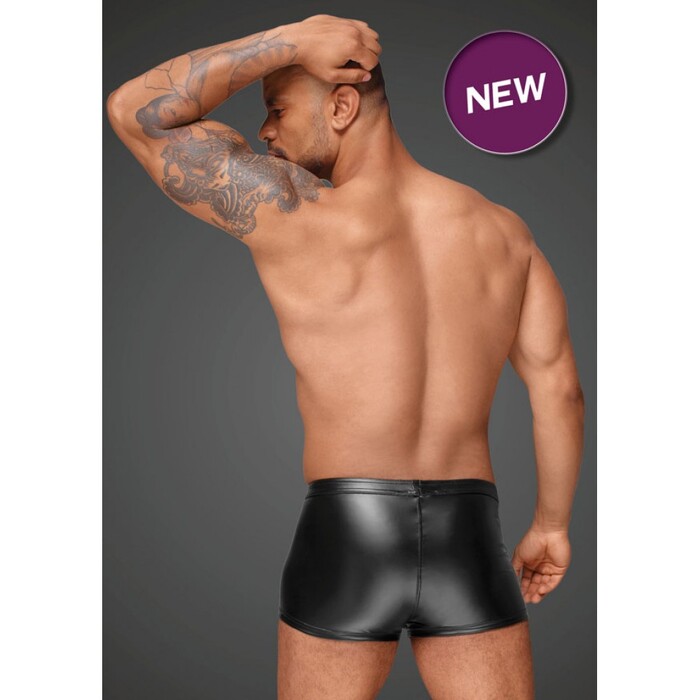 Шорты с декоративными складками из винила H054 от Noir Handmade M