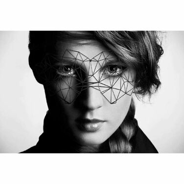 Вінілова маска на наклейках Bijoux Indiscrets