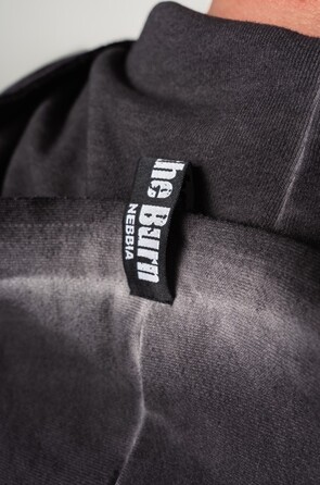 Кофта Nebbia Washed-off Zip Up Hoodie GYM BRO Black 362