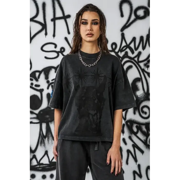 Футболка NEBBIA x Sexsdreams Women’s Oversized Tee Black 813