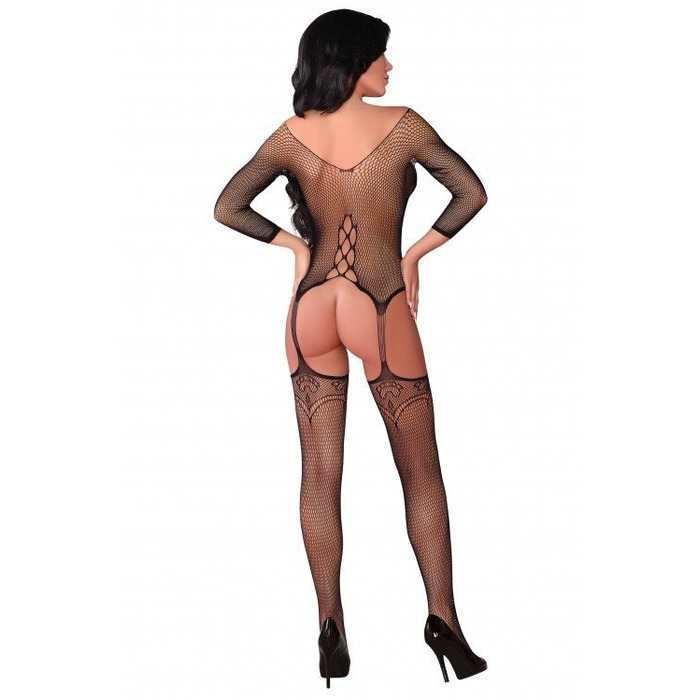 Комбинезон с имитацией чулок Livia Corsetti Dalitso черный, S/L