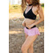Комплект для pole dance ArtGO Sport Tuberose & Skirt з сіткою та шортами