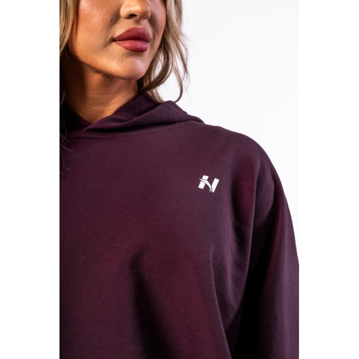 Худі Nebbia Oversized Hoodie OWN YOUR POWER Dark Red 433