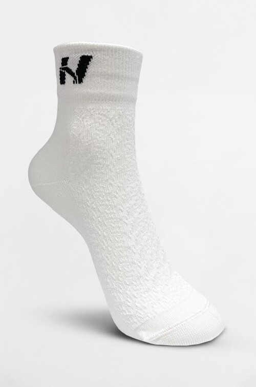 Носки NEBBIA 'HI-TECH' N-pattern Crew Socks White 130