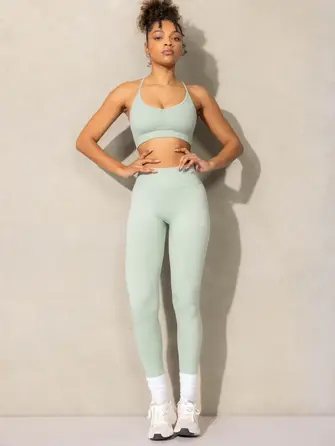 Топ Ryderwear Stonewash Seamless Sports Bra - Mint Stonewash
